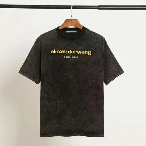 Alexander Wang | Shirts | Alexander Wang Gray Background Yellow